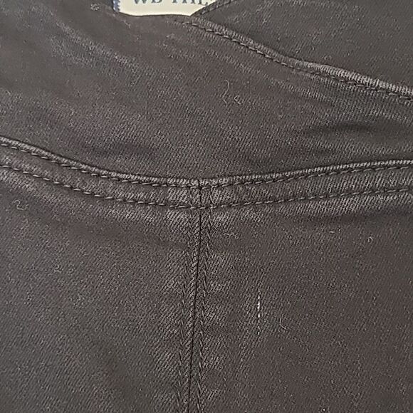 We The Free Venice Beach Flare Stretch Pants Jeans Black Size 31 - Picture 7 of 16